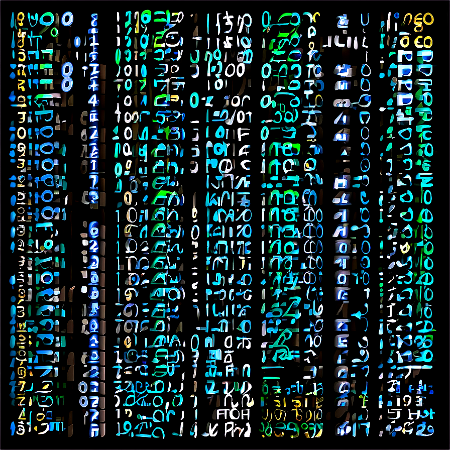 Cyber Matrix Code Texture Png 58