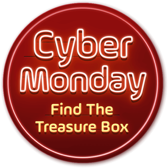 Find Treasure Box On Cyber Monday - Circle, HD Png Download PNG with transparent background
