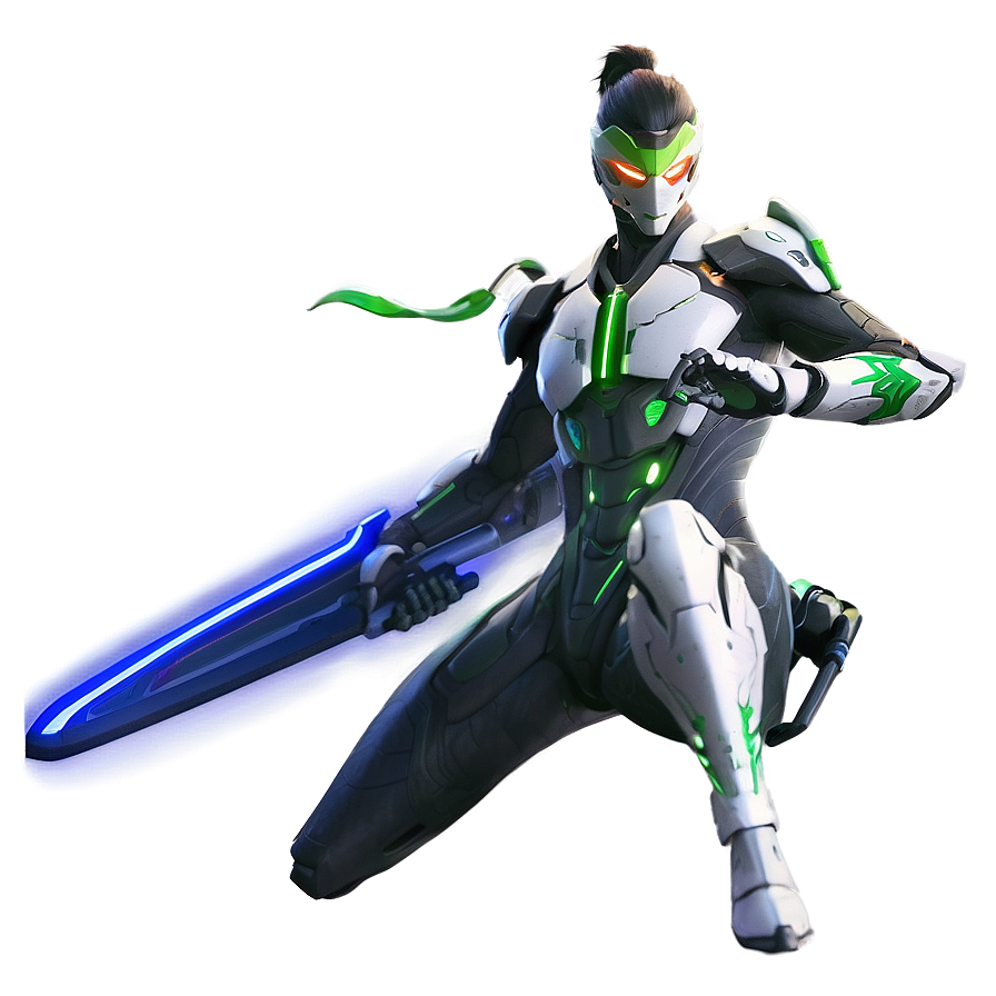 Cyber Ninja Genji Png Ecw