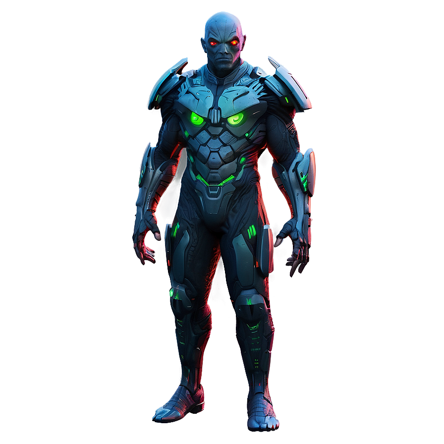 Cyber Villain Concept PNG 06252024 PNG image with a transparent background, free high-resolution download