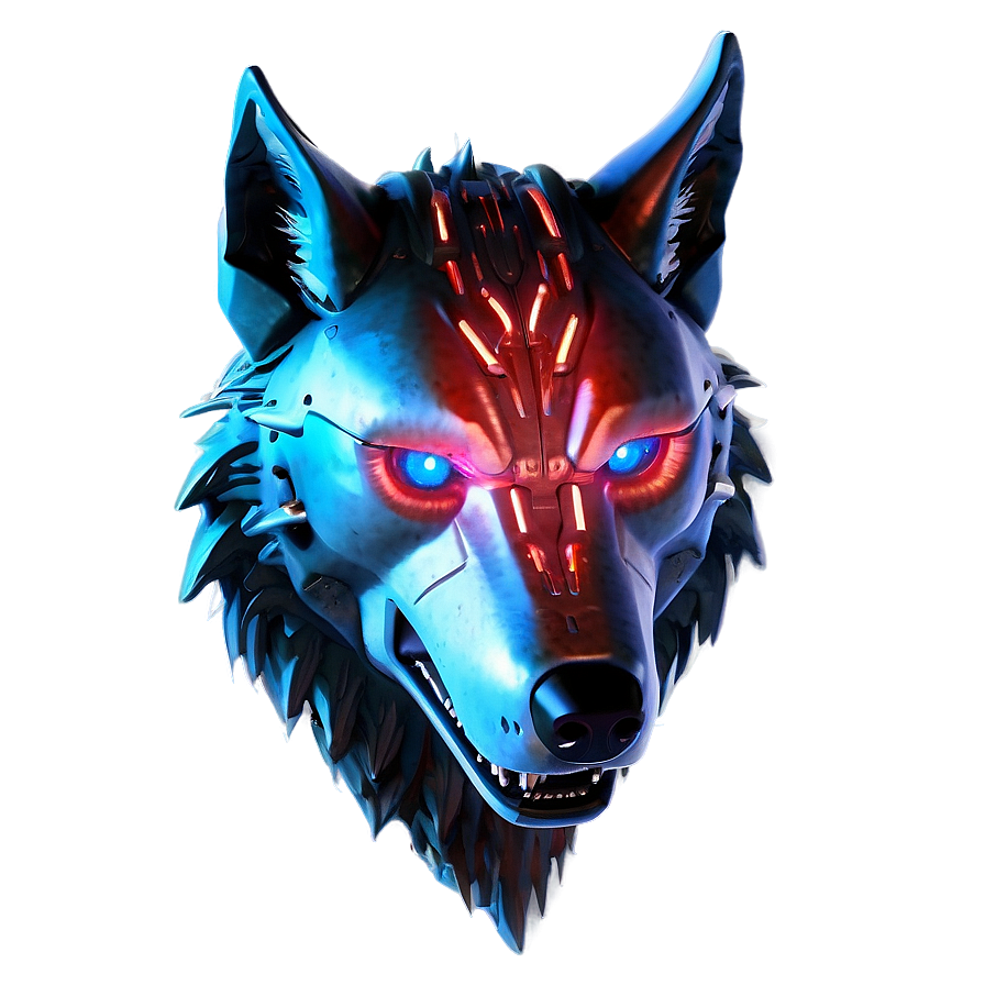 Cyber Wolf Head Virtual Reality Png 42