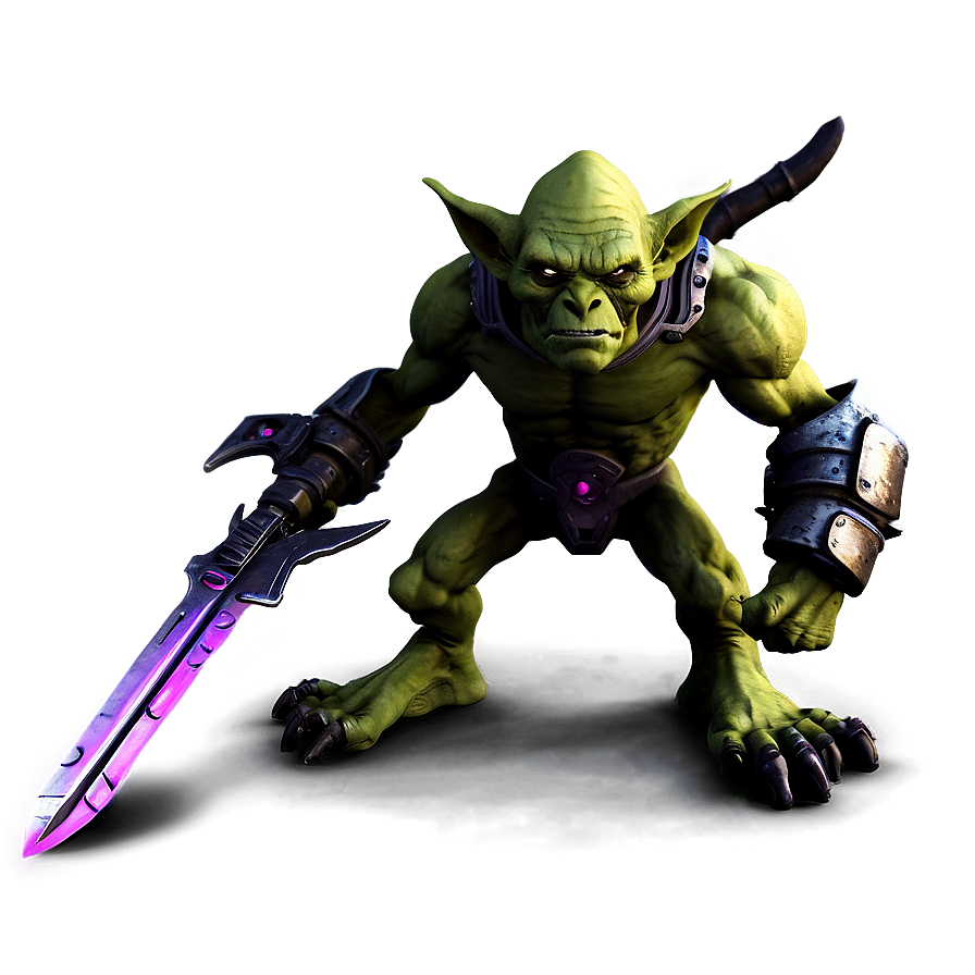 Cybernetic Goblin Warrior Png Vef