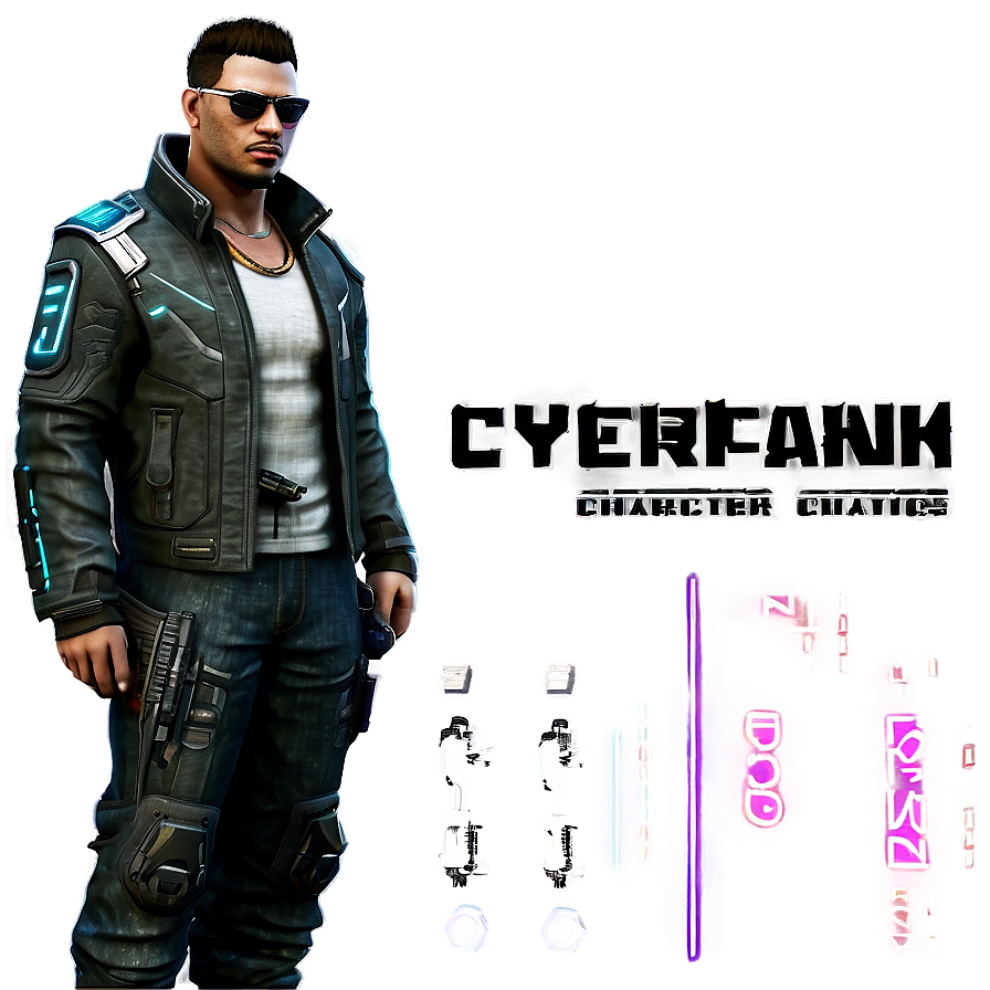 Cyberpunk Characters Png Dqf