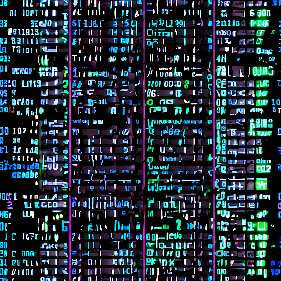 Cyberpunk Matrix Code Aesthetic Png Jnk44