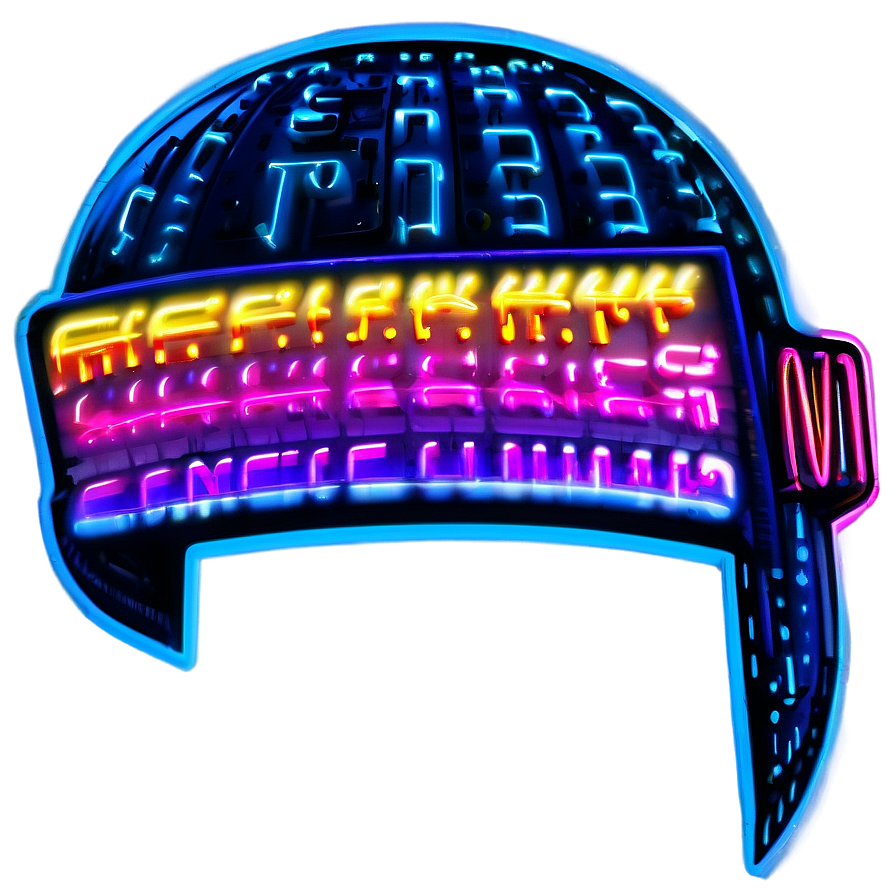 Cyberpunk Neon Graphic PNG 06242024 PNG with transparent background