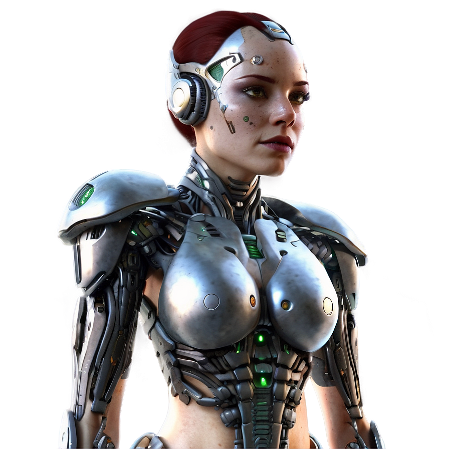 Cyborg Character Png 10