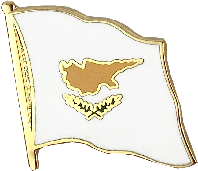 Cyprus Flag Pin Design