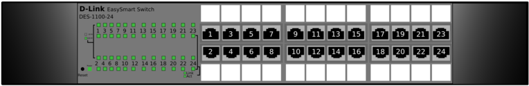 Network Switch Electrical Switches Wiring Diagram Port - 24 Port Switch Icon, HD Png Download PNG with transparent background