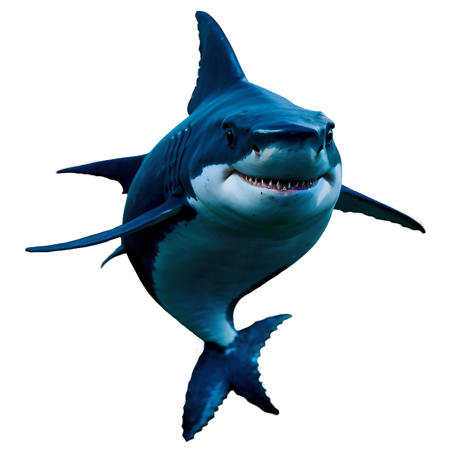 Daddy Shark Blue PNG dai18 PNG image with a transparent background, free high-resolution download