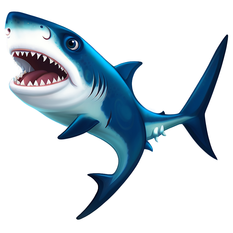 Daddy Shark Clipart PNG 06212024 PNG image with a transparent background, free high-resolution download