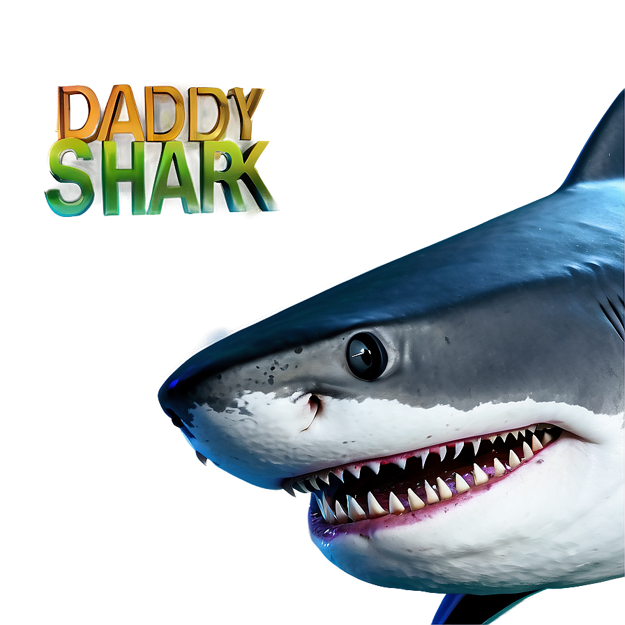 Daddy Shark Graphic PNG 47 PNG image with a transparent background, free high-resolution download
