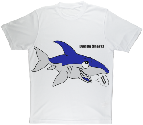 Daddy Shark Graphic Tee Design