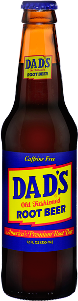 Dads Root Beer Bottle PNG image with a transparent background, free high-resolution download