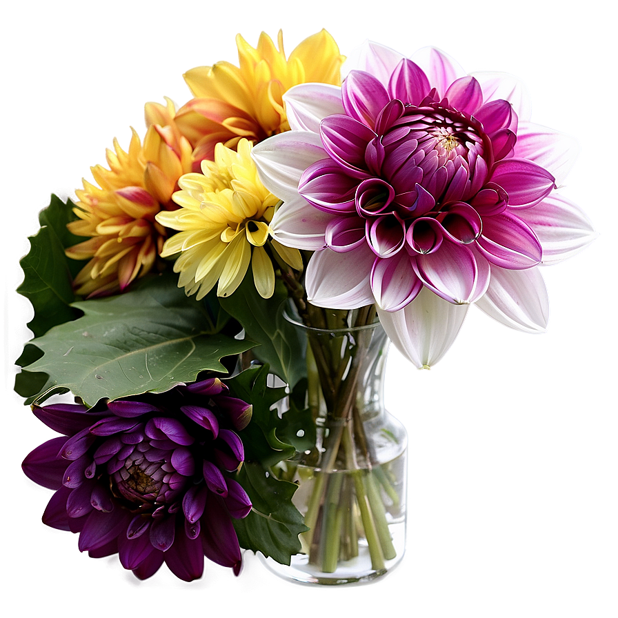 Dahlia Floral Arrangement Png Jeb59