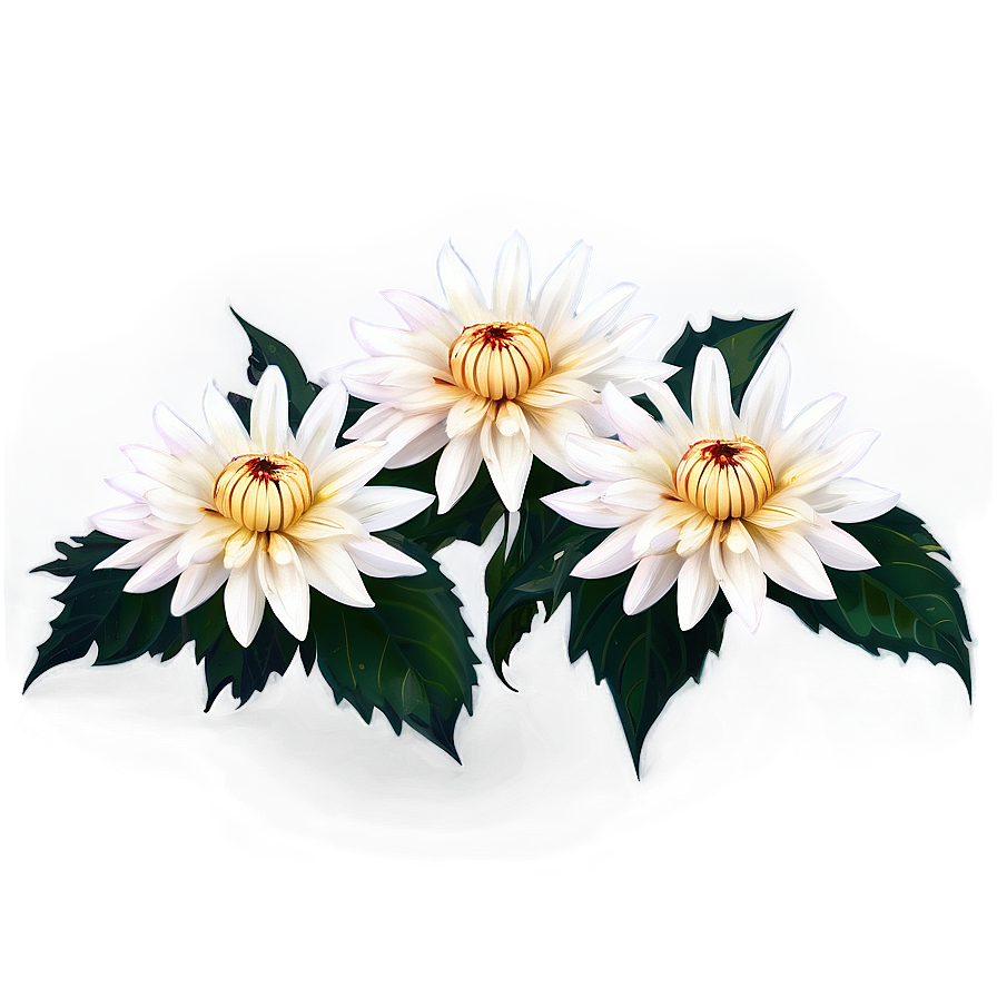 Dahlia Floral Emblem Png Wyk30