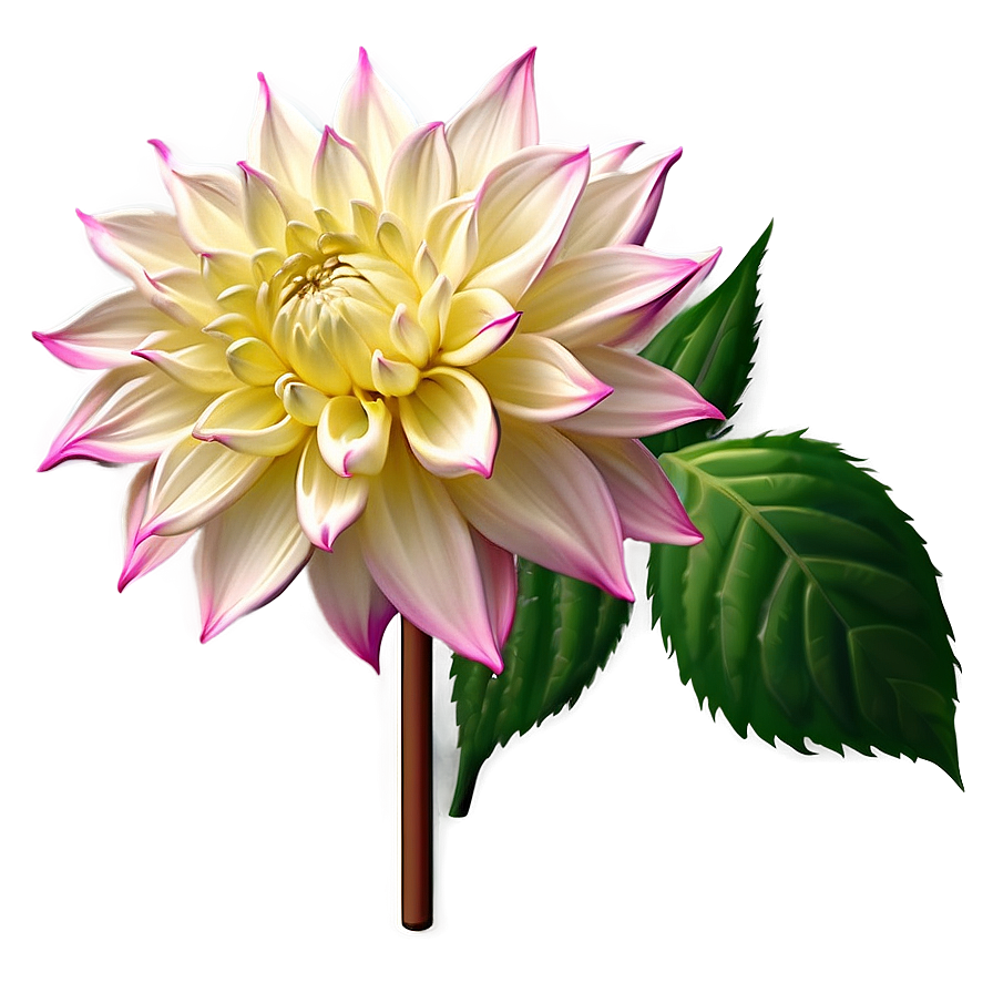 Dahlia Flower Illustration PNG gua PNG with transparent background