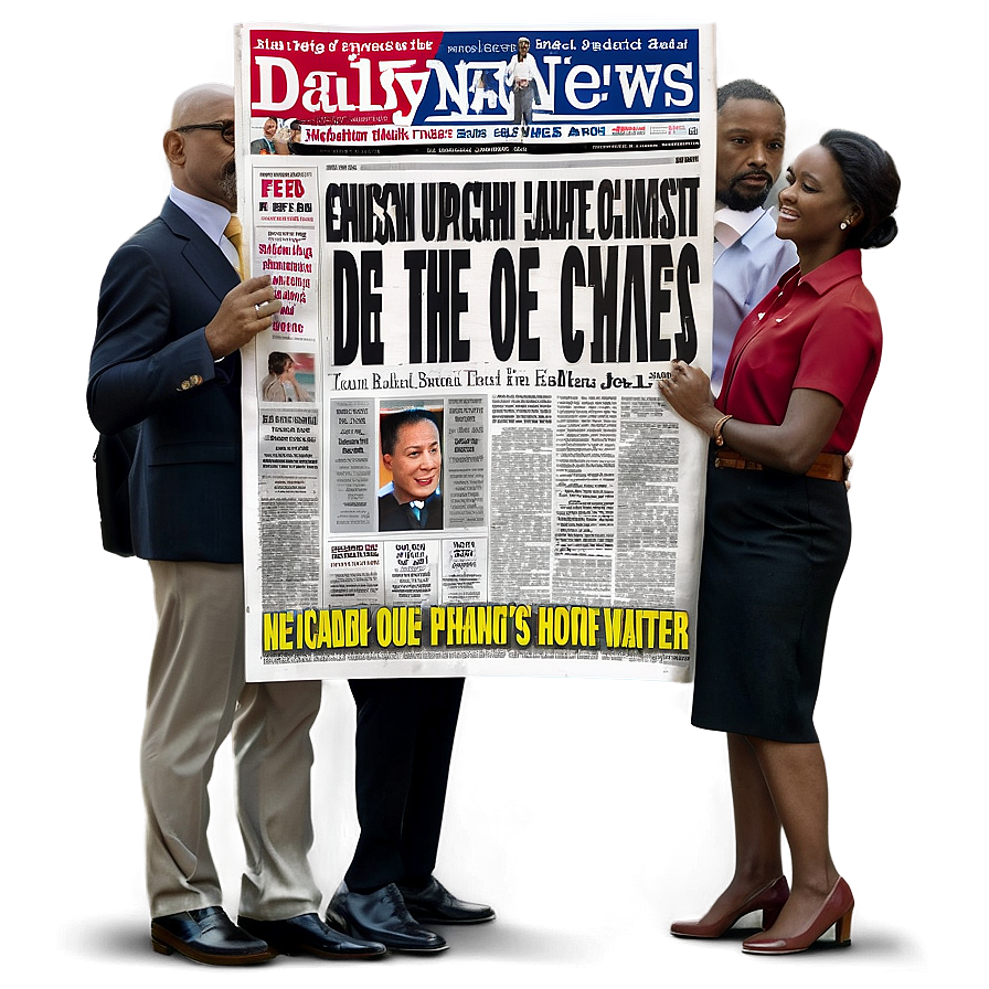 Daily News Newspaper PNG 40 PNG image with a transparent background, free high-resolution download