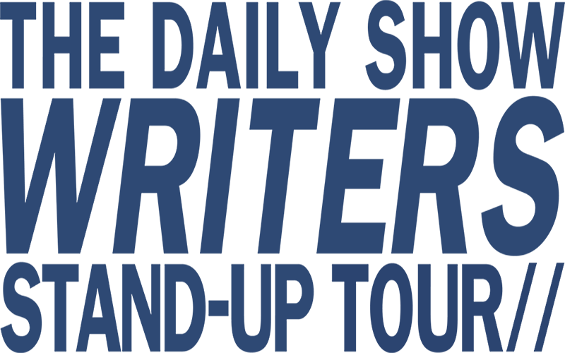 Daily Show Writers Stand Up Tour Logo