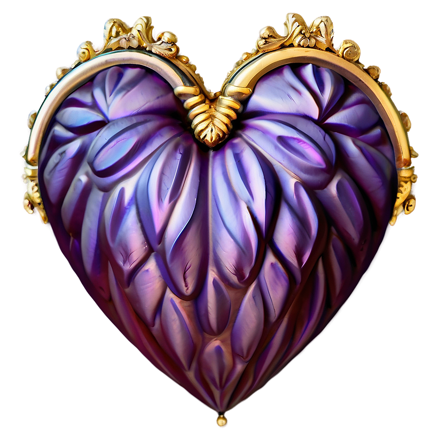 Dainty Heart Png Yel