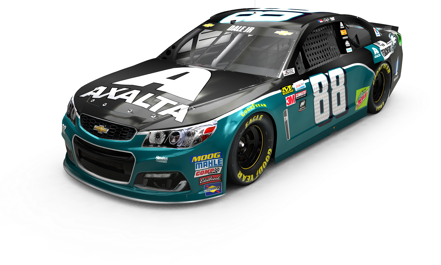 Dale Earnhardt Jr Philadelphia Eagles Car, HD Png Download PNG with transparent background