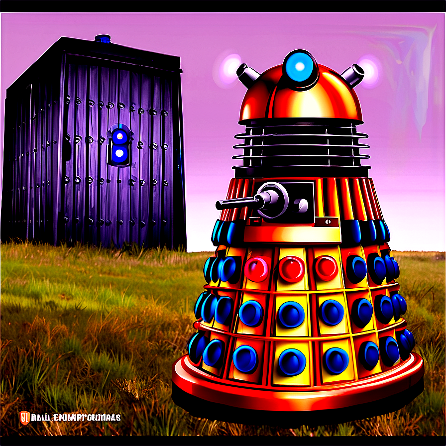 Dalek In Landscape Png Umk15