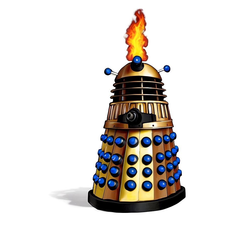 Dalek On Fire Png 66