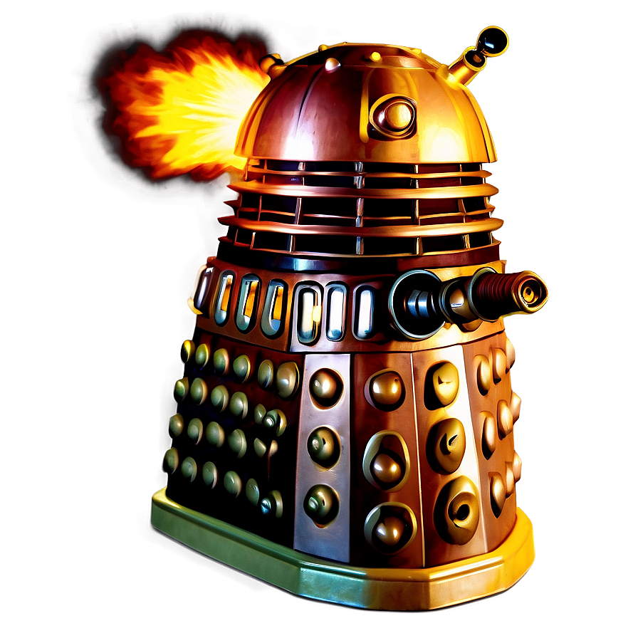 Dalek On Fire Png Hlx65