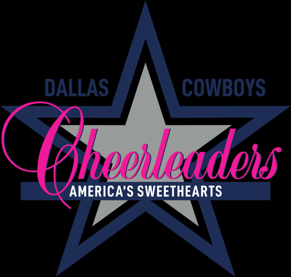 Dallas Cowboys Cheerleaders Logo PNG with transparent background