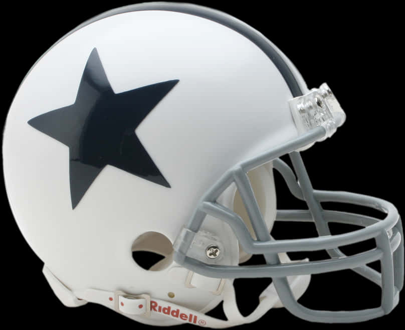 Dallas Cowboys Helmet Iconic Design PNG with transparent background
