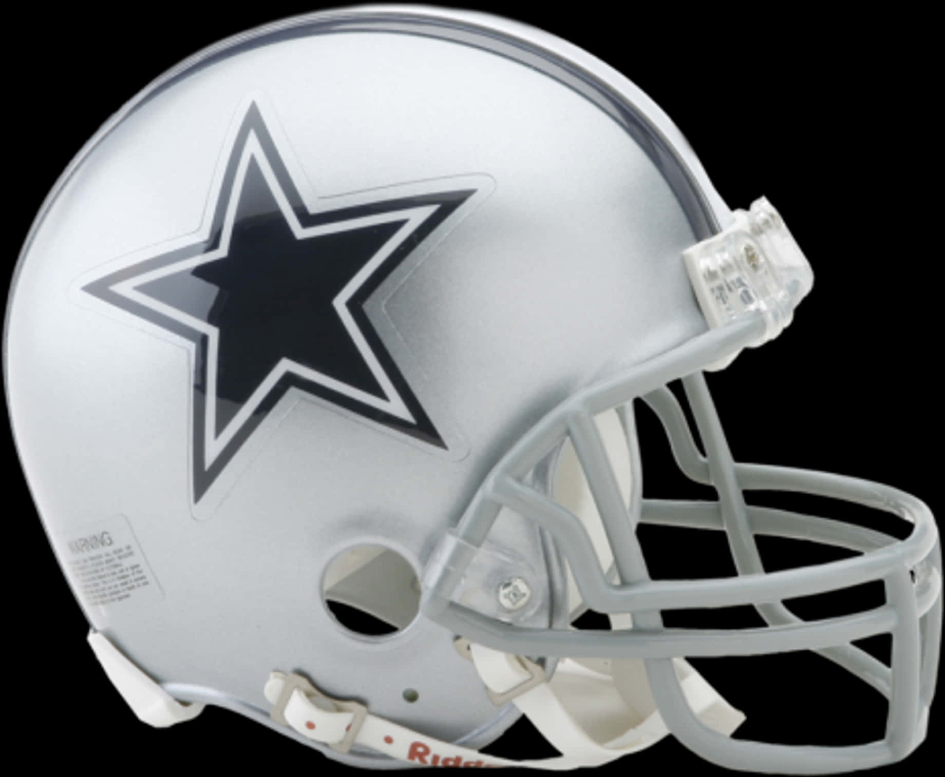 Dallas Cowboys Helmet Side View PNG with transparent background