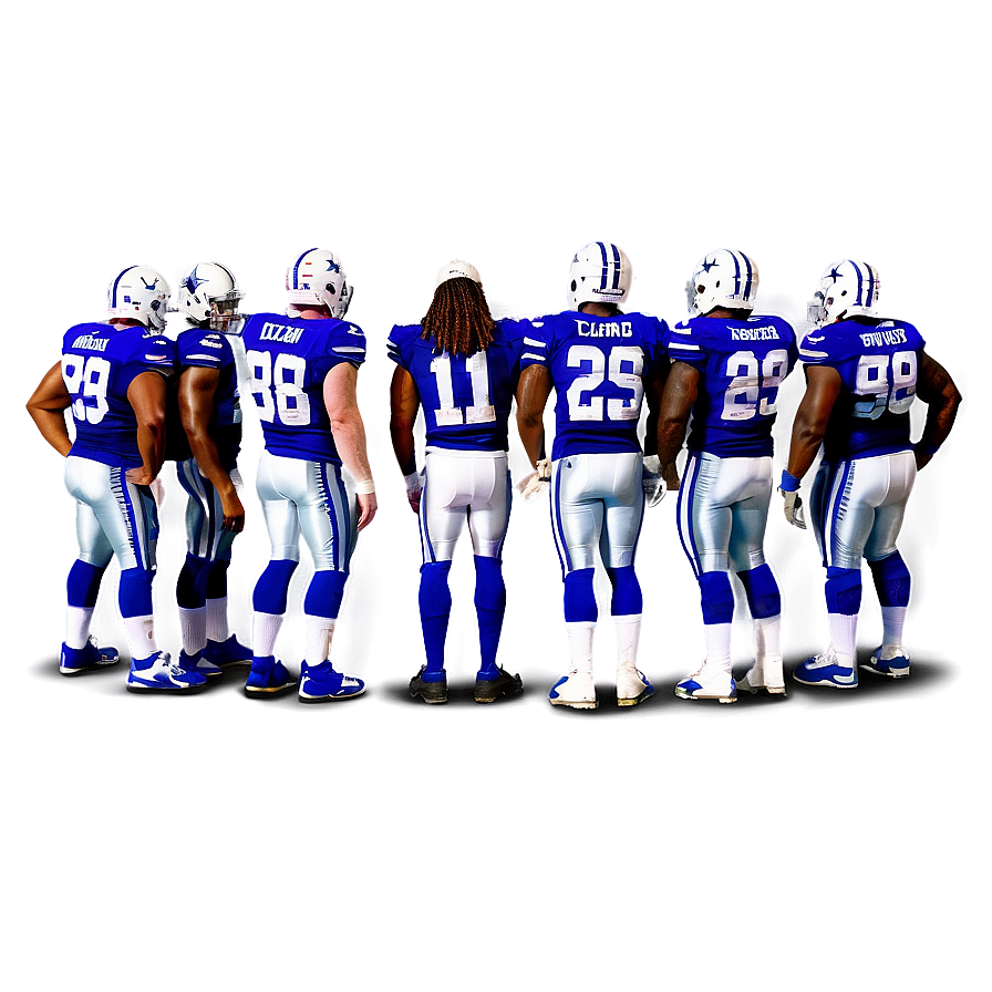 Dallas Cowboys Huddle Png 05212024