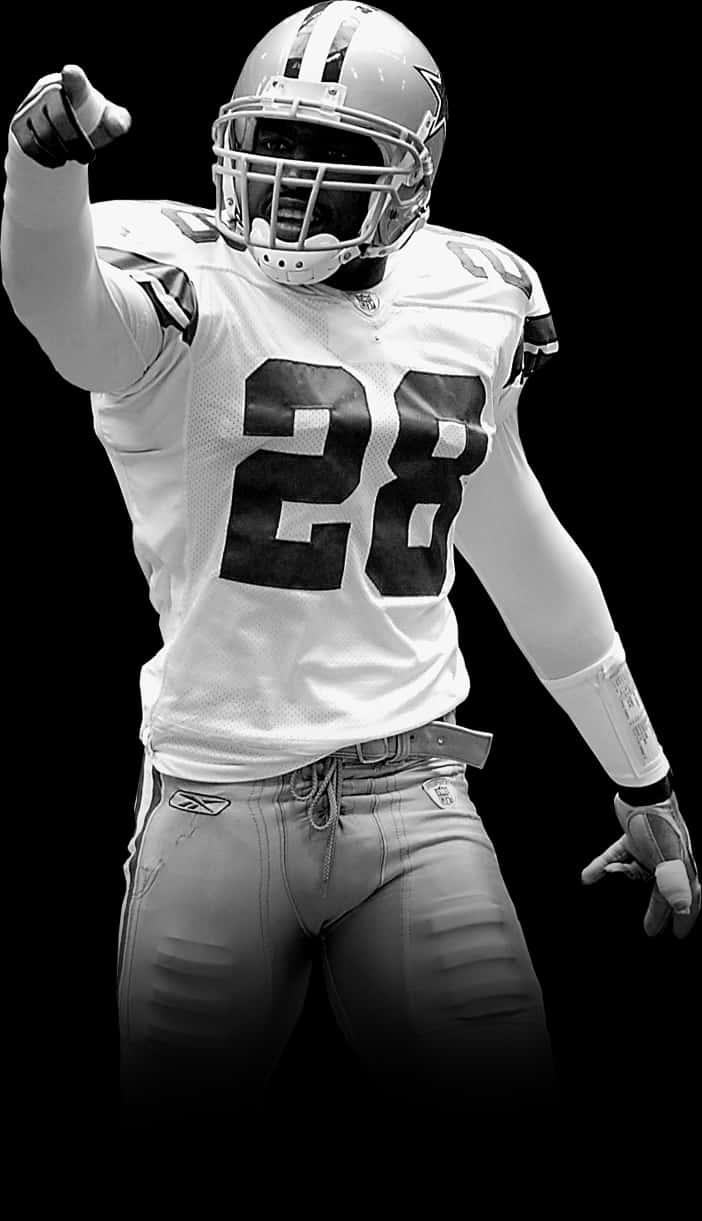 Dallas Cowboys Player28 Celebration PNG with transparent background