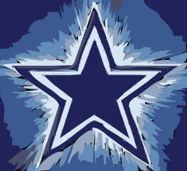 Dallas Cowboys Star Logo Art PNG with transparent background