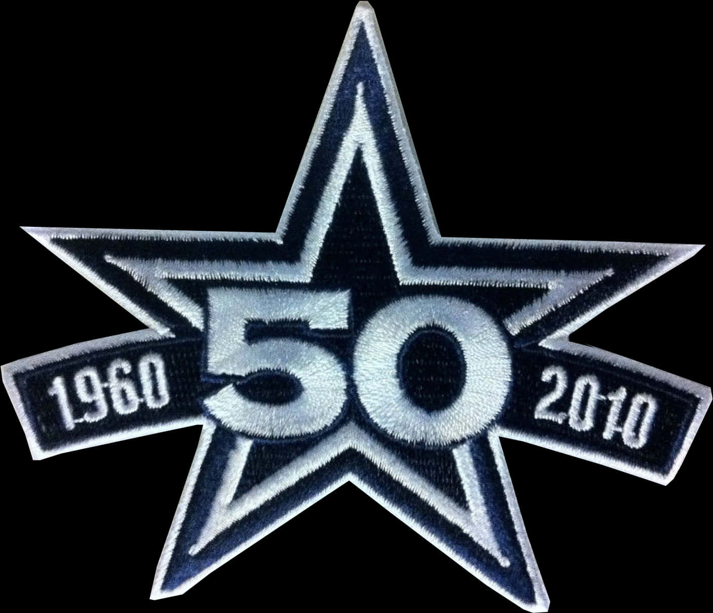 Dallas Cowboys50th Anniversary Patch PNG with transparent background