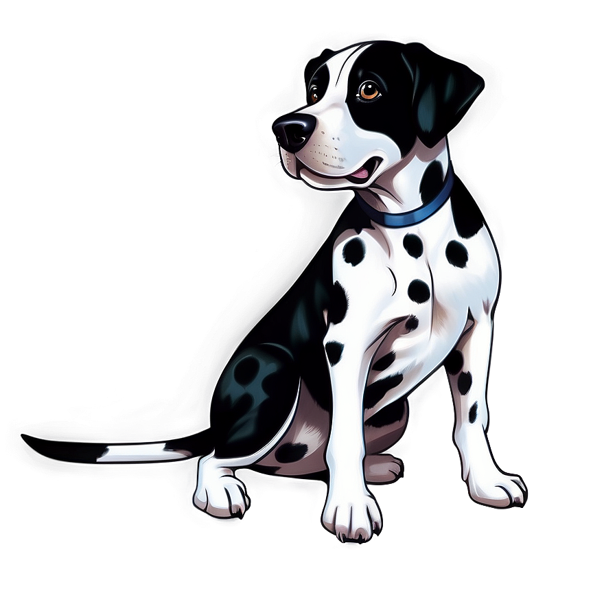 Dalmatian Clipart Black And White Png 55