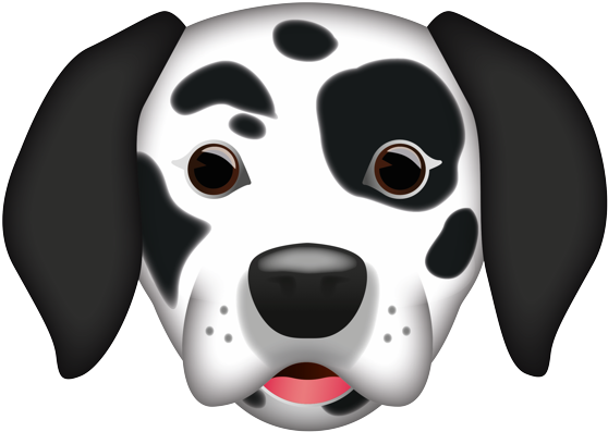 Dalmatian Dog Emoji