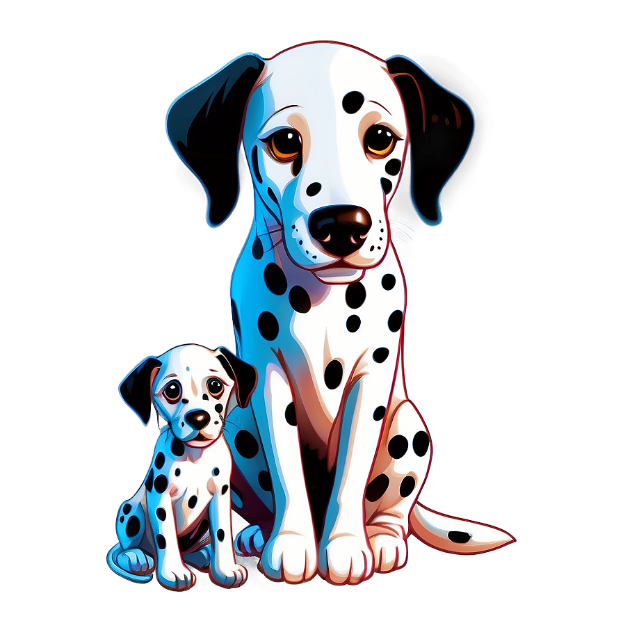 Dalmatian Family Clipart Png 32