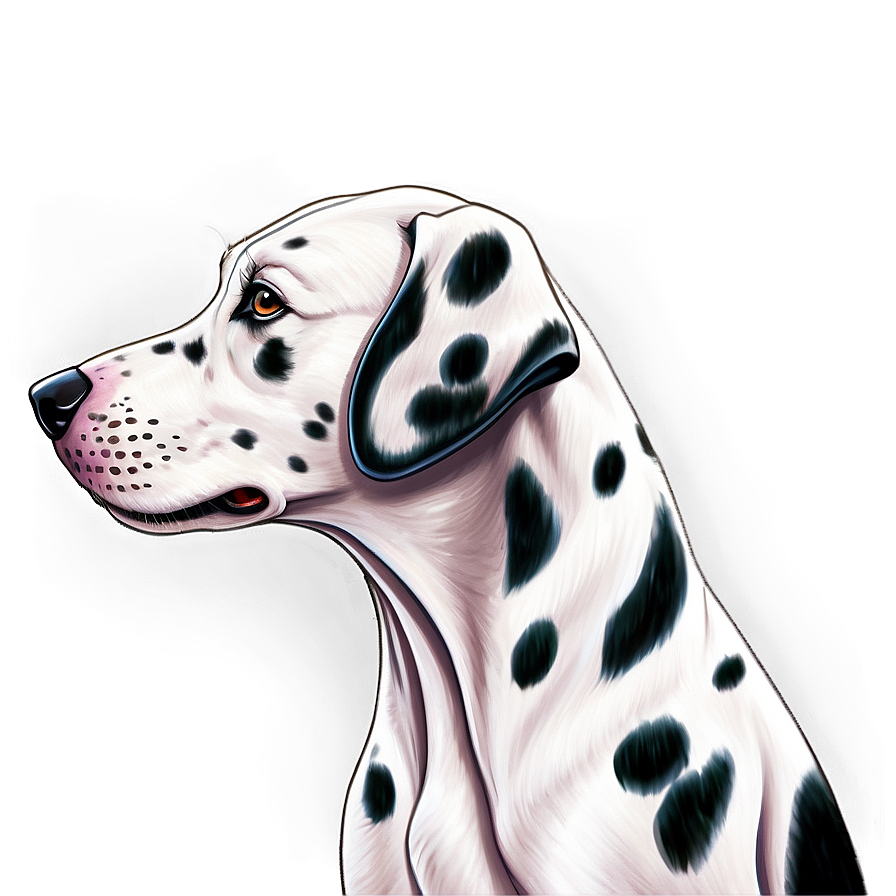 Dalmatian Head Profile Png 06232024