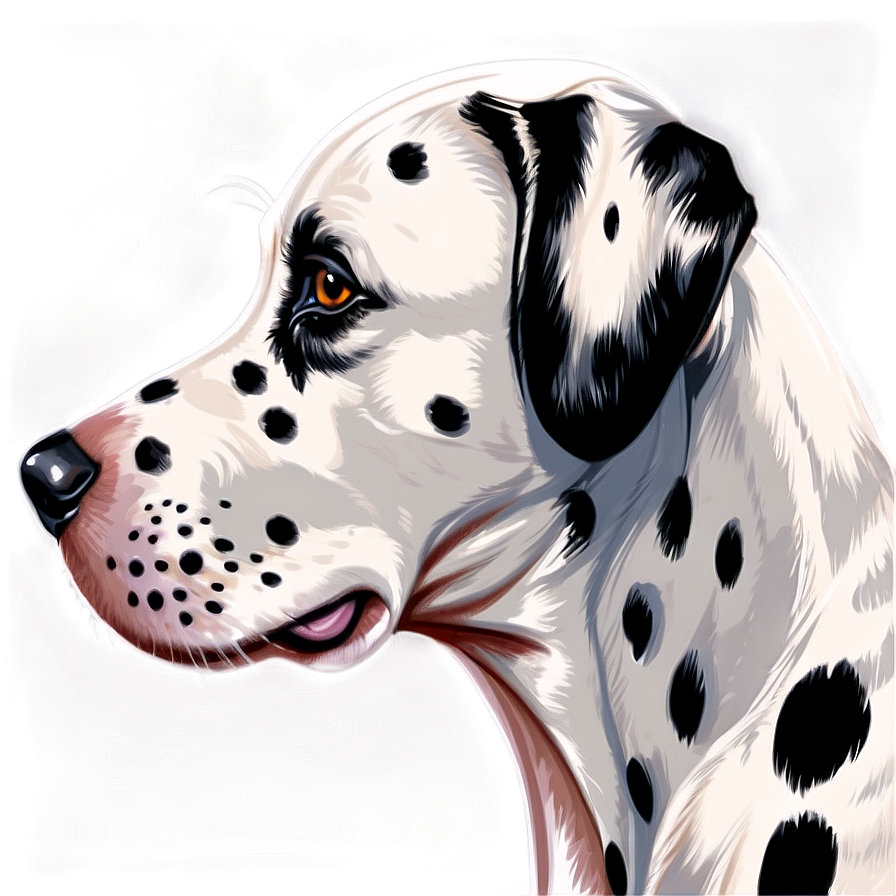 Dalmatian Head Profile Png 28