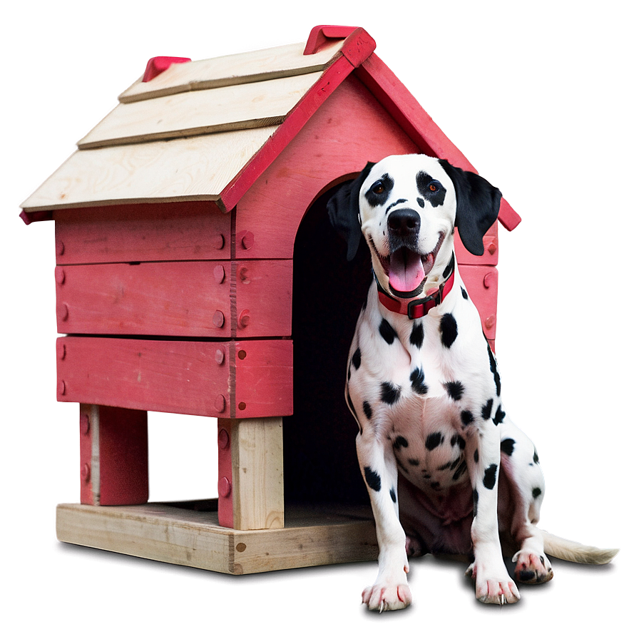 Dalmatian In Doghouse Png 99