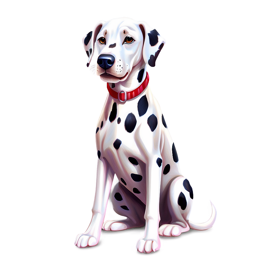 Dalmatian In Snow Scene Png Onx15