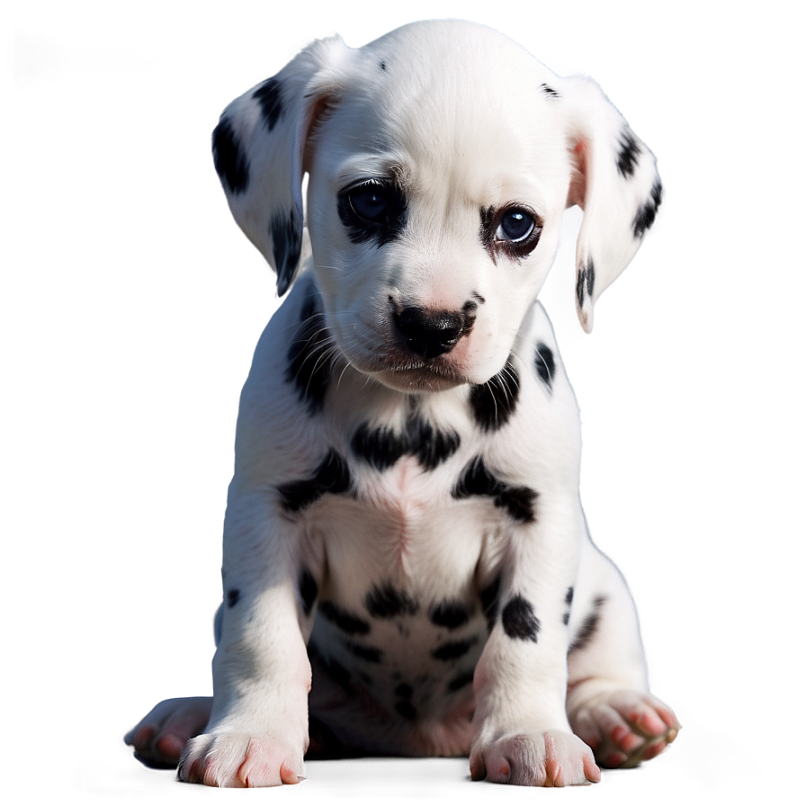 Dalmatian Puppy Sitting Sideways Png Wnq68