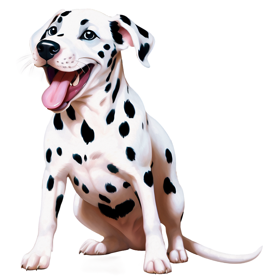 Dalmatian Puppy Yawning Png 06232024