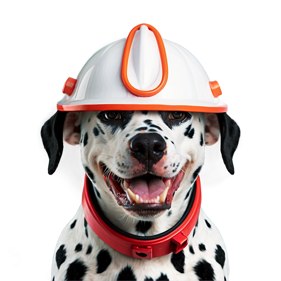 Dalmatian With Fire Helmet Png Jks