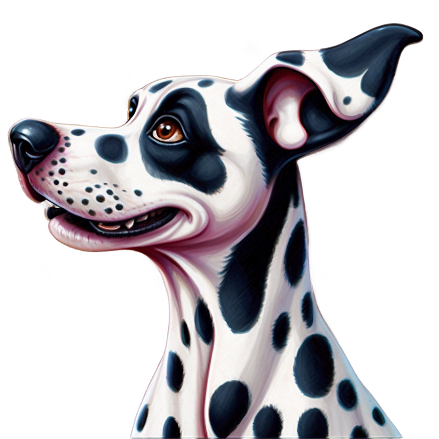 Dalmatian With Heart Spots Png Cje