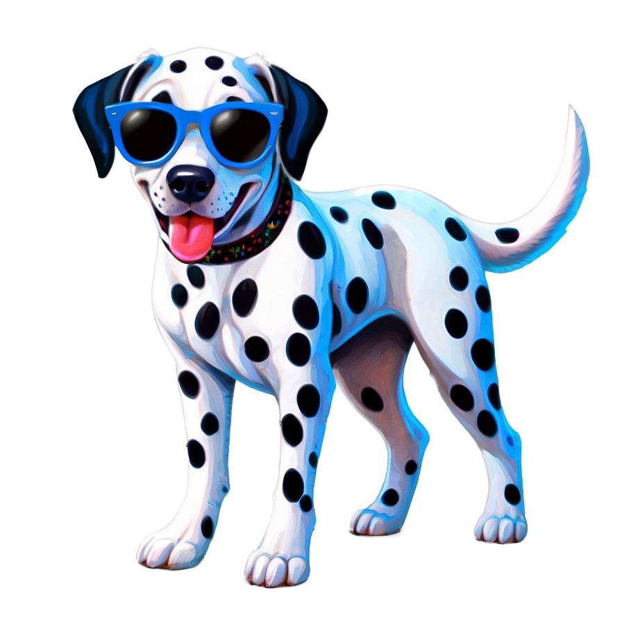 Dalmatian With Sunglasses Png Sqh97