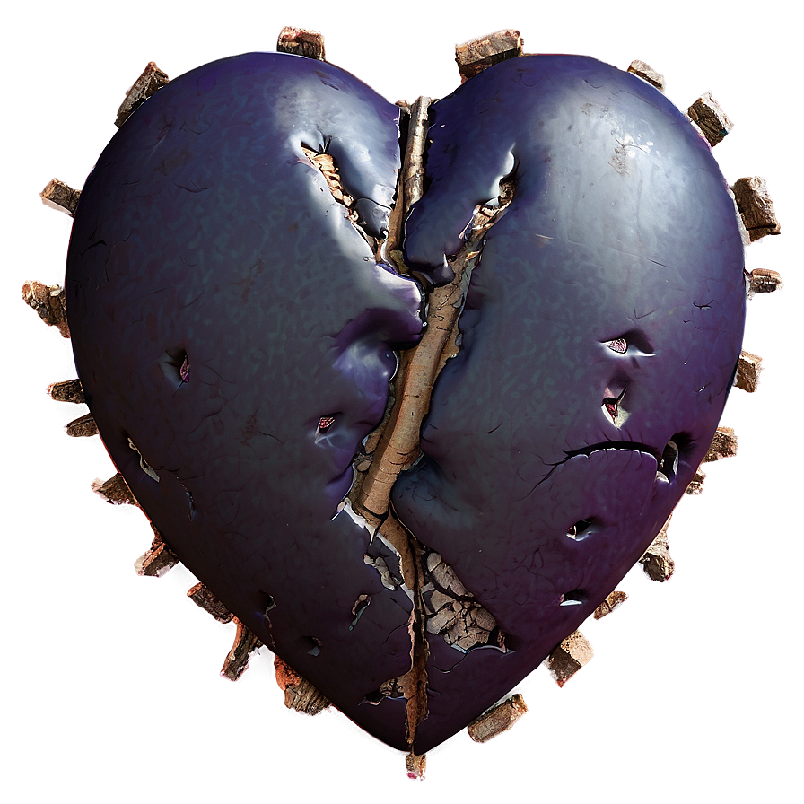 Damaged Heart Emoji Png Stg72