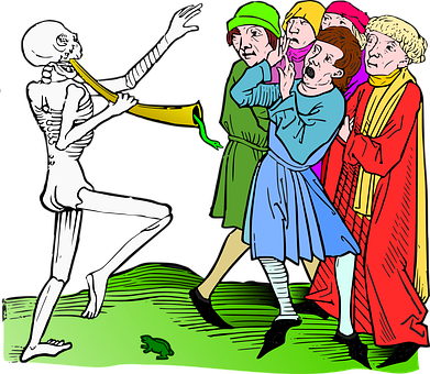 Danceof Death Skeletonand People