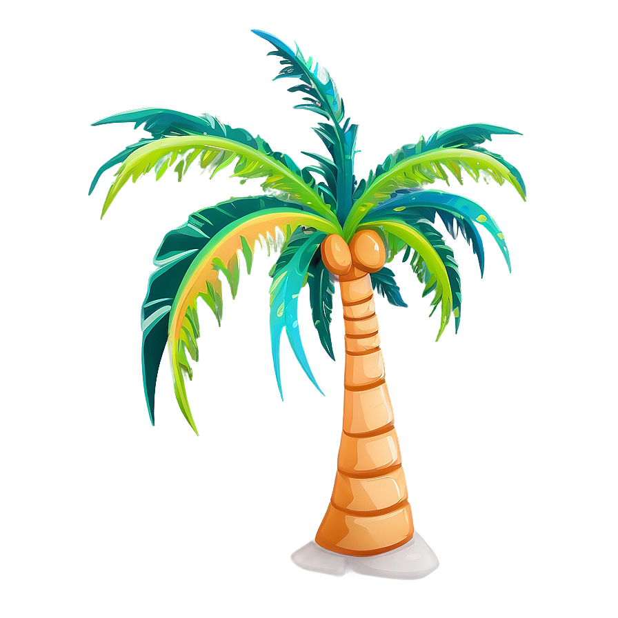 Dancing Cartoon Palm Tree Png 42