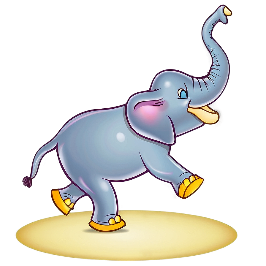 Dancing Elephant Cartoon Png Iyd45